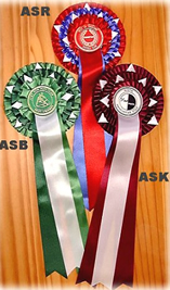 amethyst range show rosettes dorset